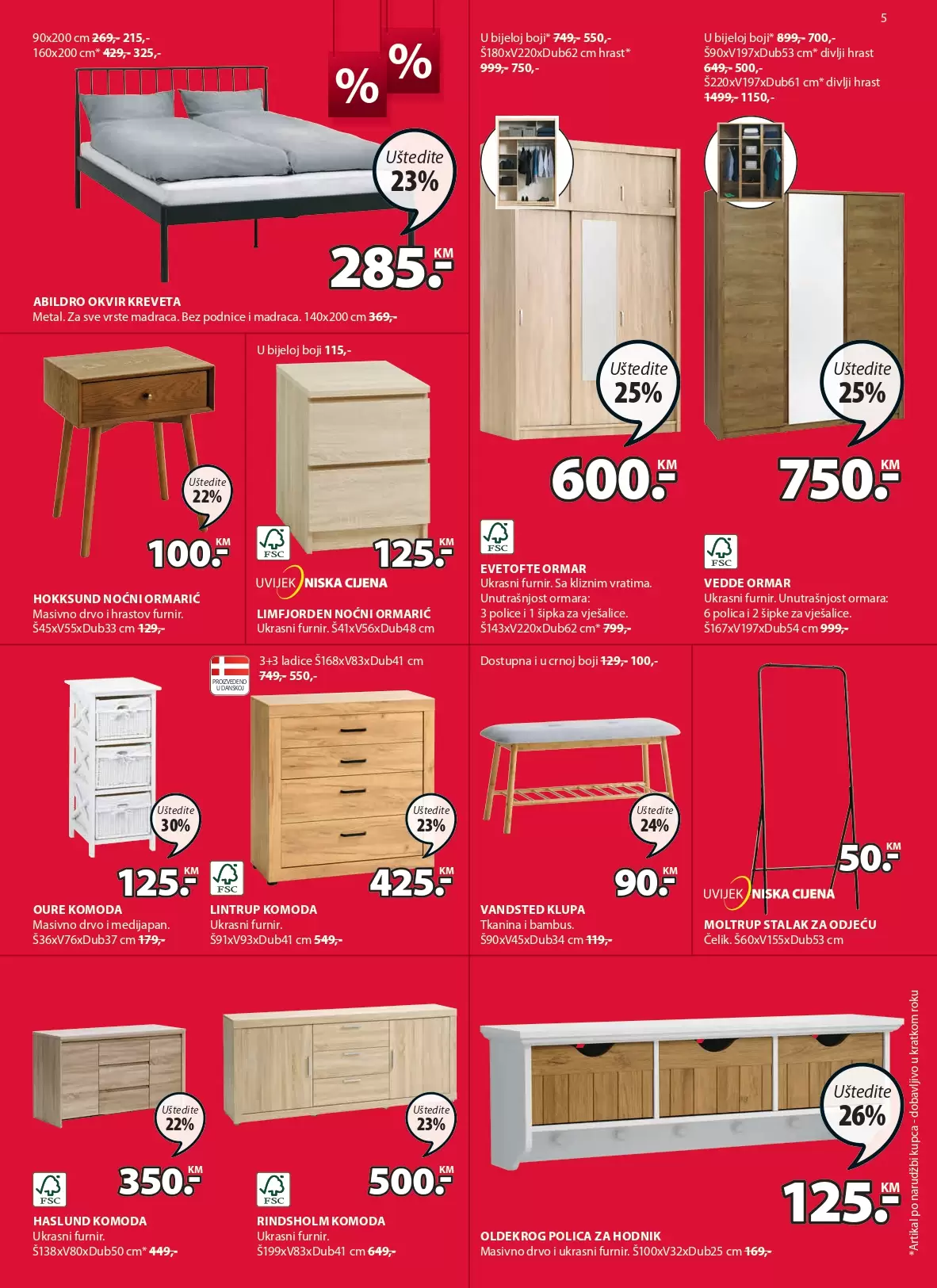 JYSK katalog RASPRODAJA 5-18.1.2023. 