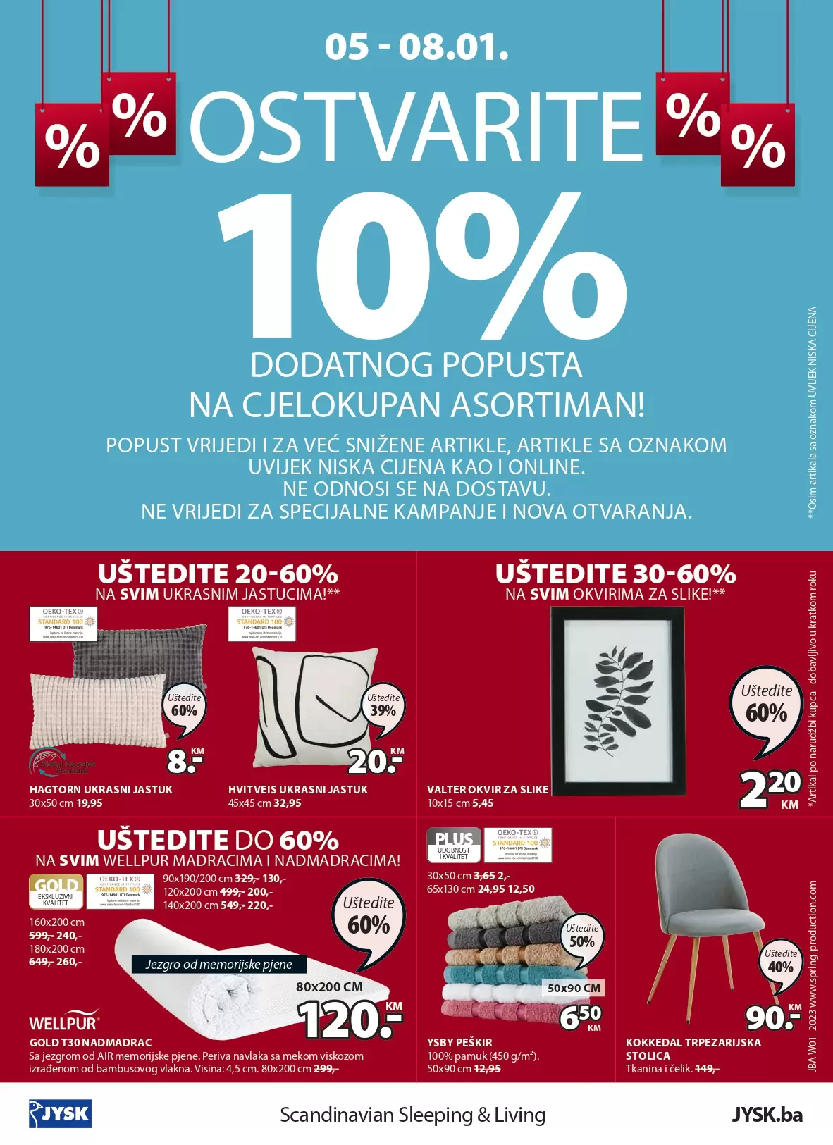 JYSK katalog RASPRODAJA 5-18.1.2023. 