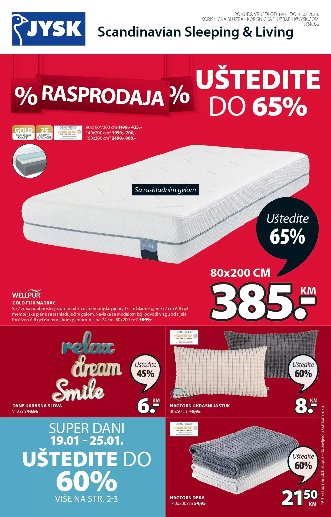 Jysk katalog RASPRODAJA 19.1-1.2.2023.