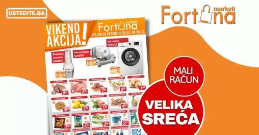 Fortuna vikend akcija 28-29.1.2023.