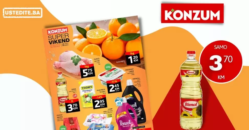 Konzum vikend akcija 19-22.1.2023.
