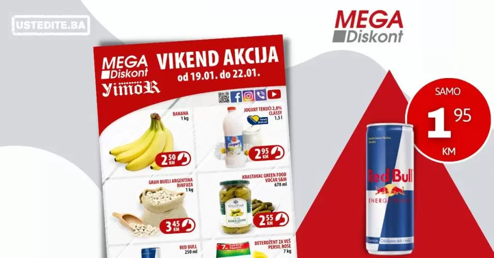 Mega Diskont vikend akcija 19-22.1.2023.