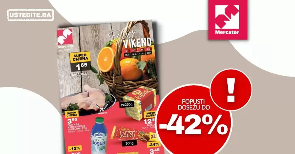 Mercator vikend akcija 5-8.1.2023.