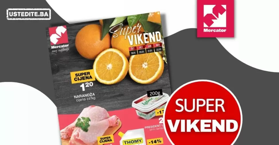 Mercator vikend akcija 19-22.1.2023.
