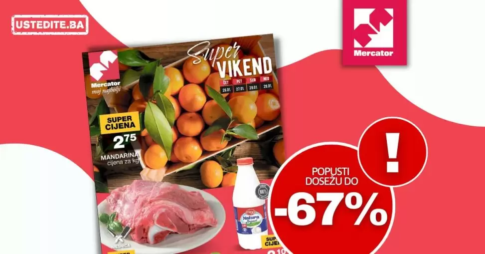 Mercator vikend akcija 26-29.1.2023.