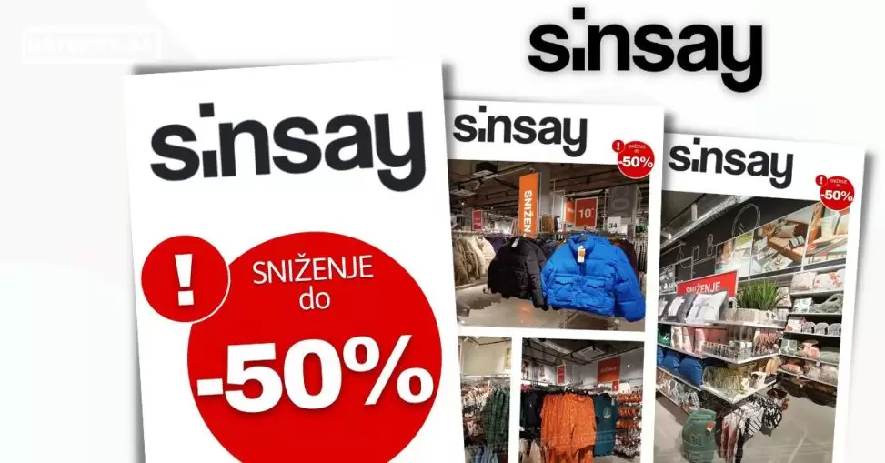 Sinsay SNIŽENJE do 50%!