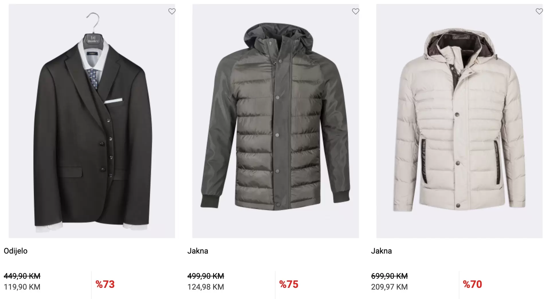 Jeordie's OUTLET - SNIŽENJE I DO 83%!