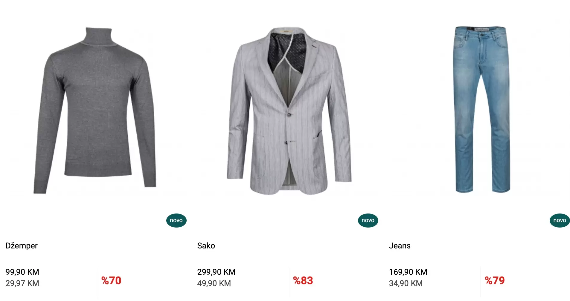 Jeordie's OUTLET - SNIŽENJE I DO 83%!