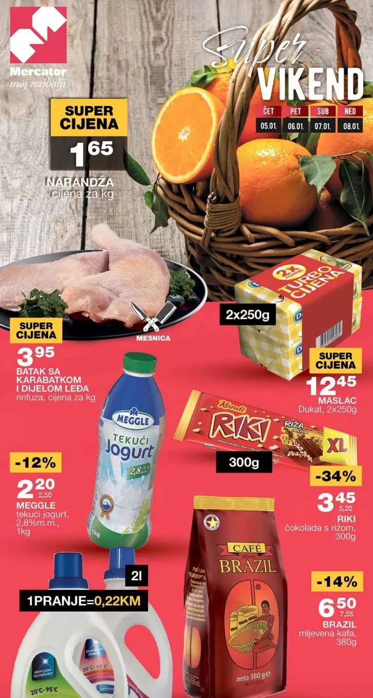Mercator vikend akcija 5-8.1.2023.