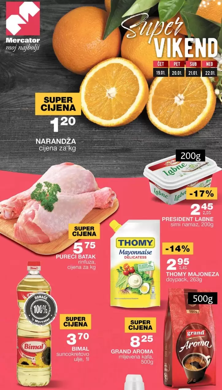 Mercator vikend akcija 19-22.1.2023.