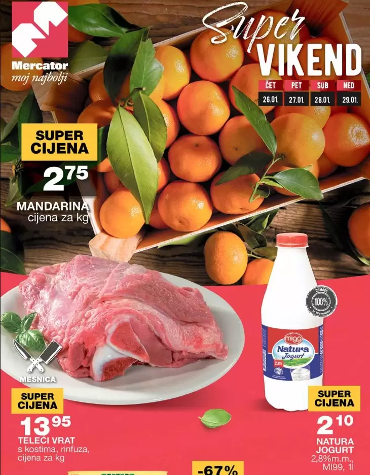 Mercator vikend akcija 26-29.1.2023.