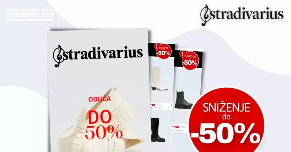 Stradivarius SNIŽENJE do -50% na OBUĆU 👠