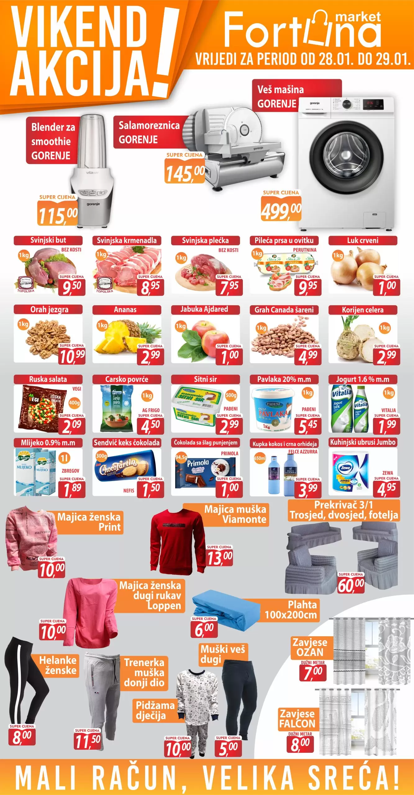 Fortuna vikend akcija 28-29.1.2023.