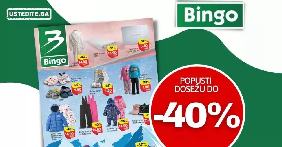 Bingo ZIMSKA OPREMA ⇢ SNIŽENJE do 40%