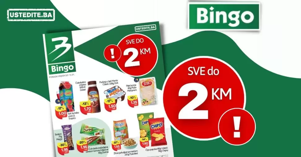 Bingo sve do 2 KM