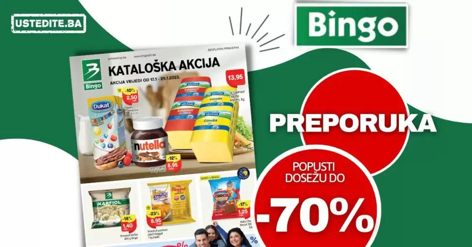 Bingo katalog SNIŽENJE do -70% 17-29.1.2023.