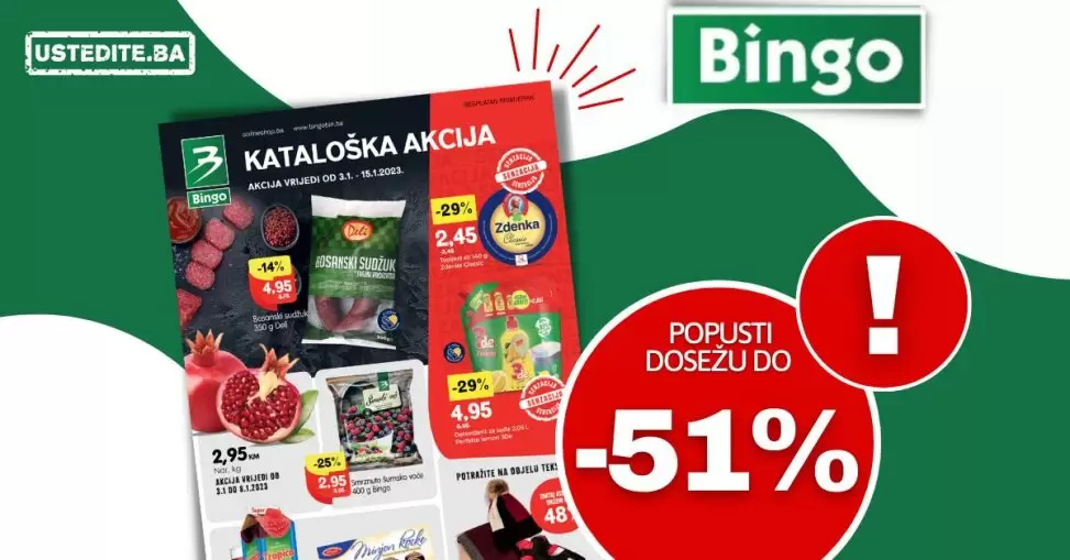 Bingo katalog SENZACIJA - JANUAR 2023