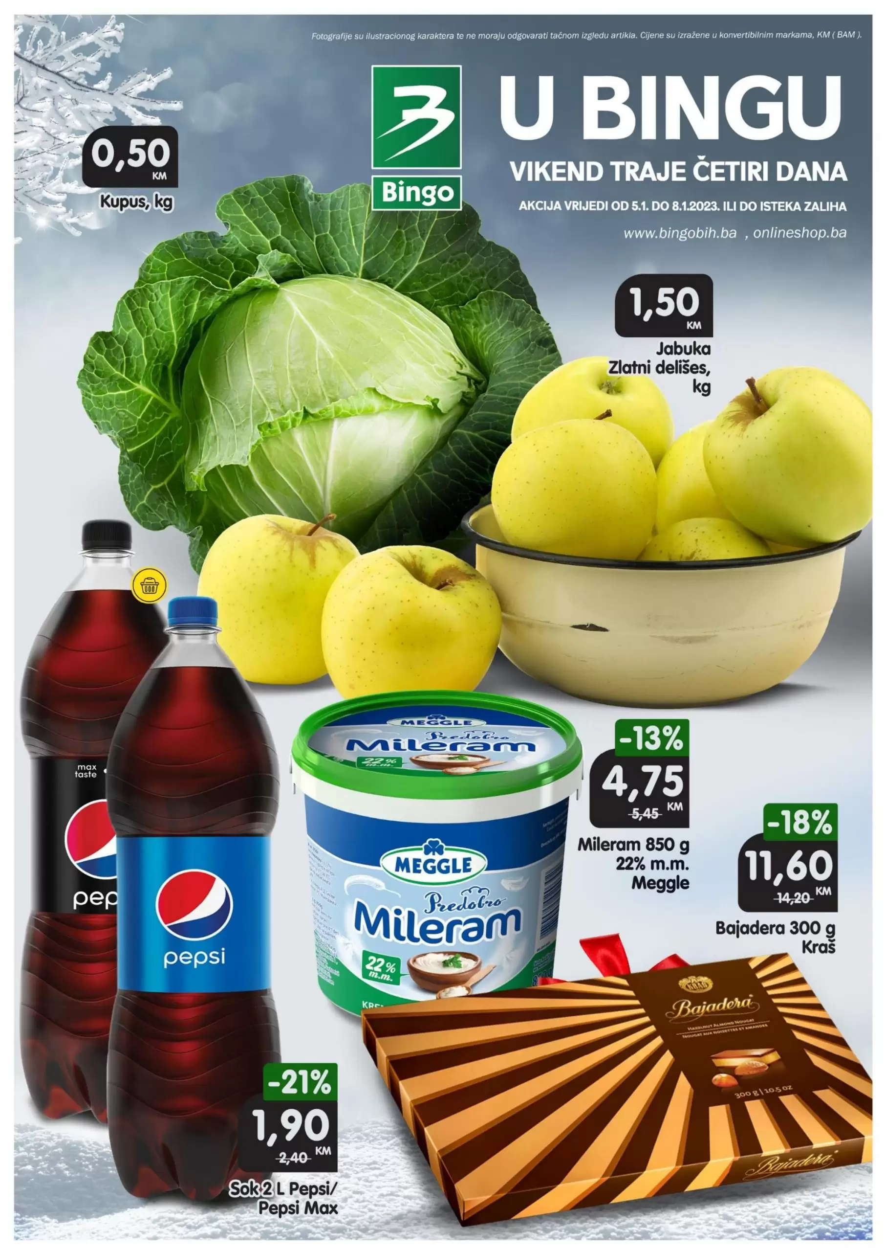 Bingo vikend akcija 5-8.1.2023. 