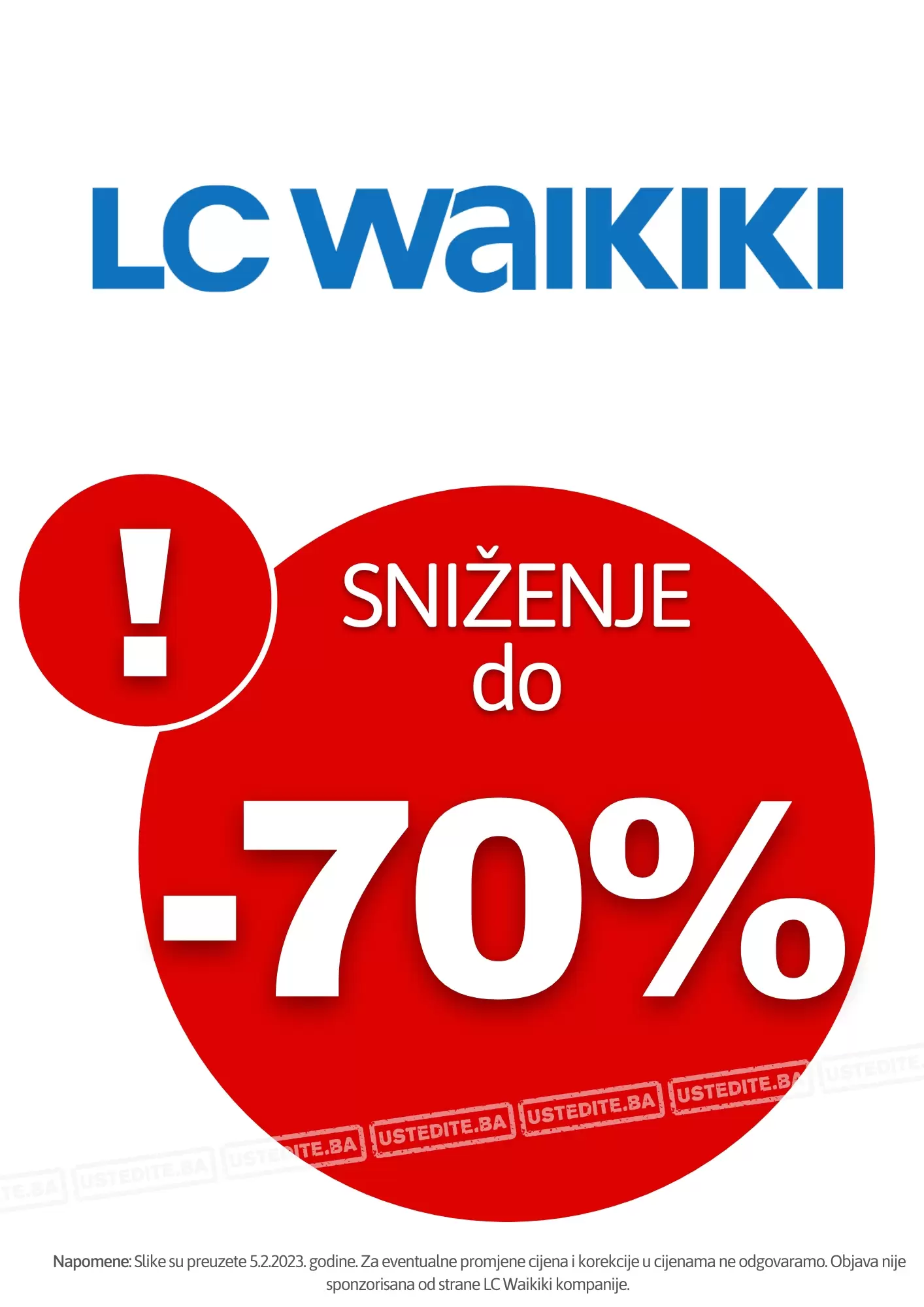 LC Waikiki SNIŽENJE do -70%! 