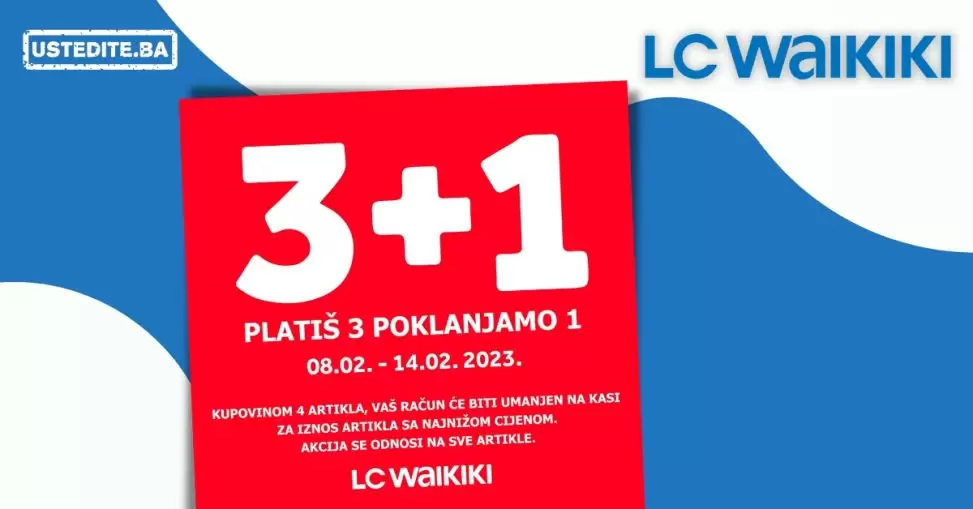 LC Waikiki 3+1 GRATIS
