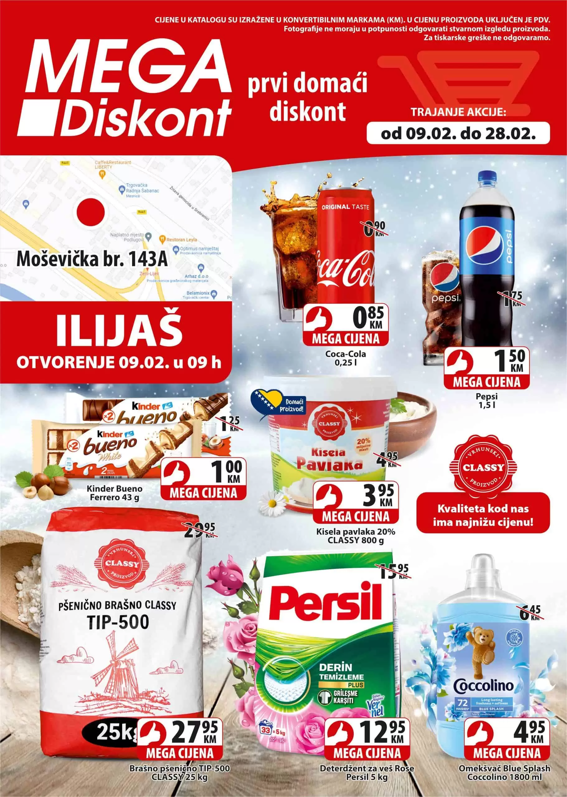 Mega Diskont katalog OTVORENJE ILIJAŠ
