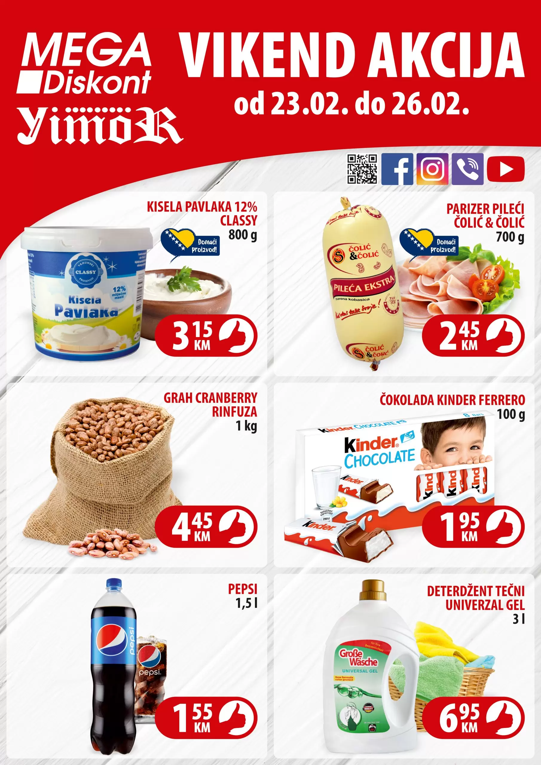 Mega Diskont vikend akcija  22-26.2.2023. 