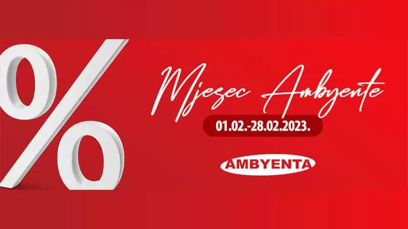 Mjesec Ambyente SNIŽENJE namještaja do 15%
