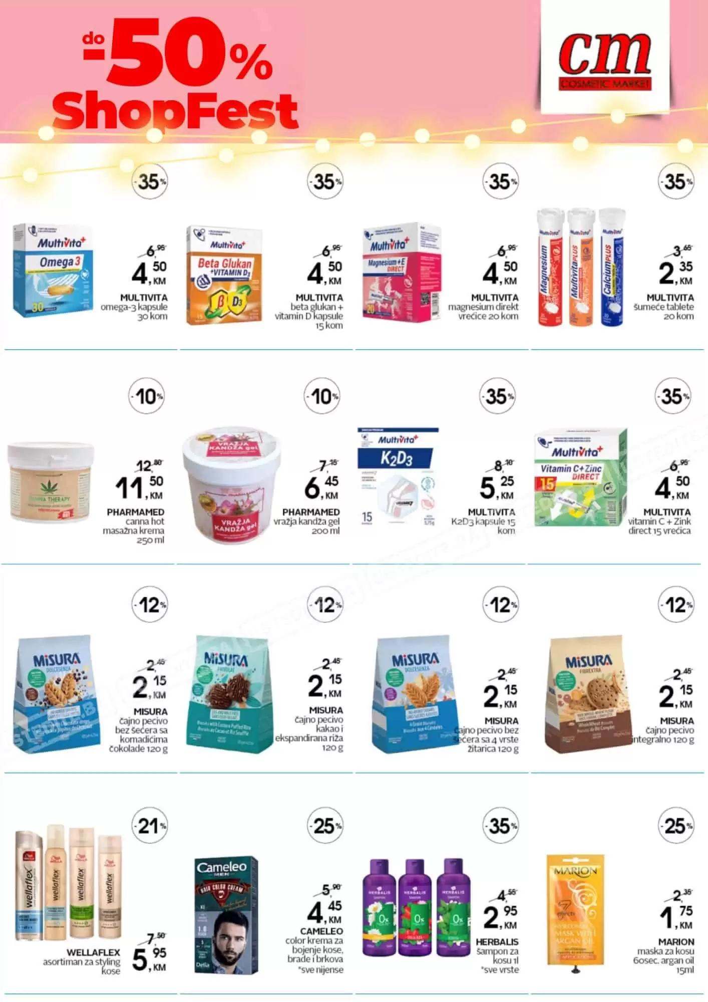 cm ShopFest SNIŽENJE do -50% 9-11.2.2023.