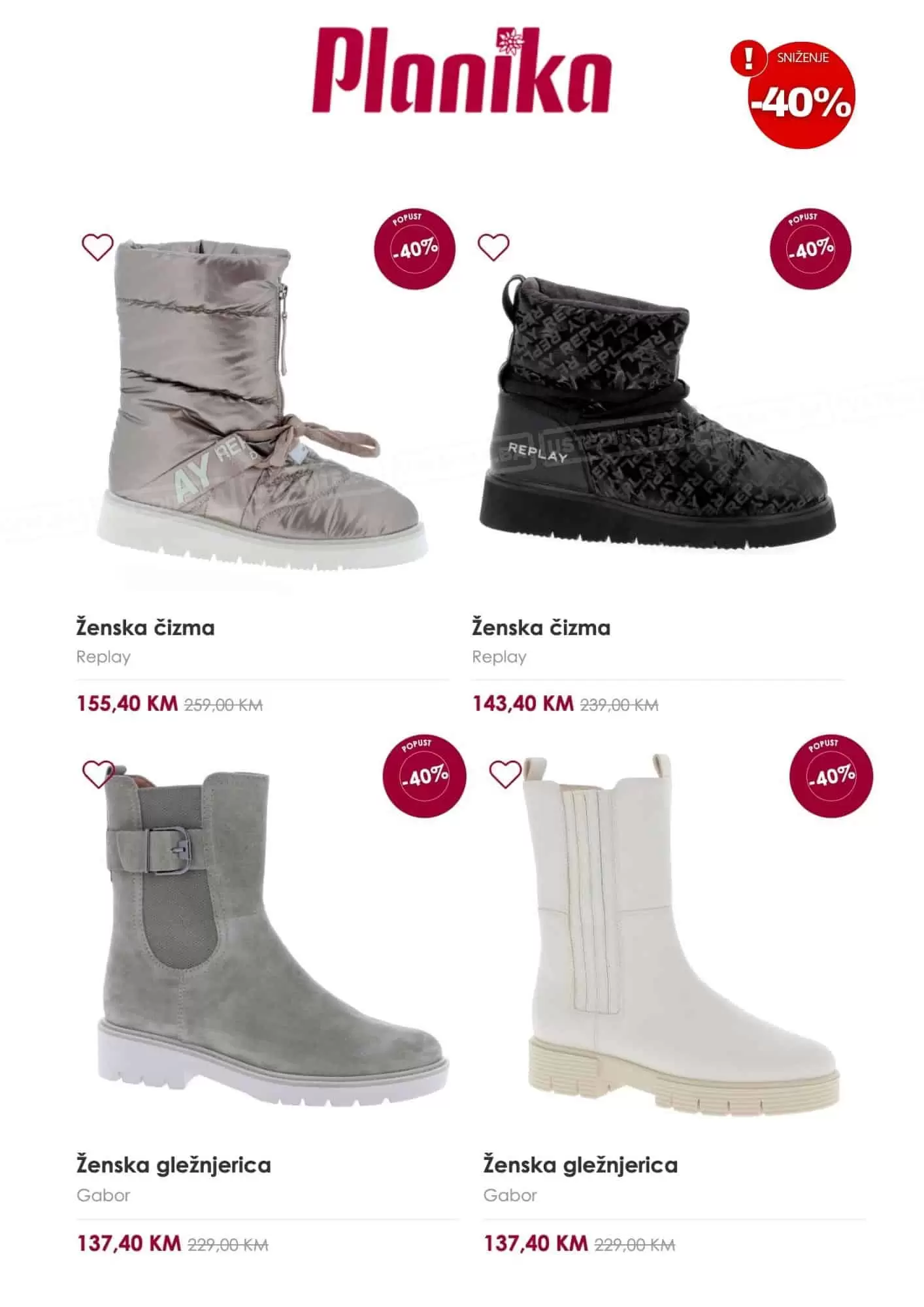 Planika SNIŽENJE ⇢Donosimo 12 modela sniženih -40%