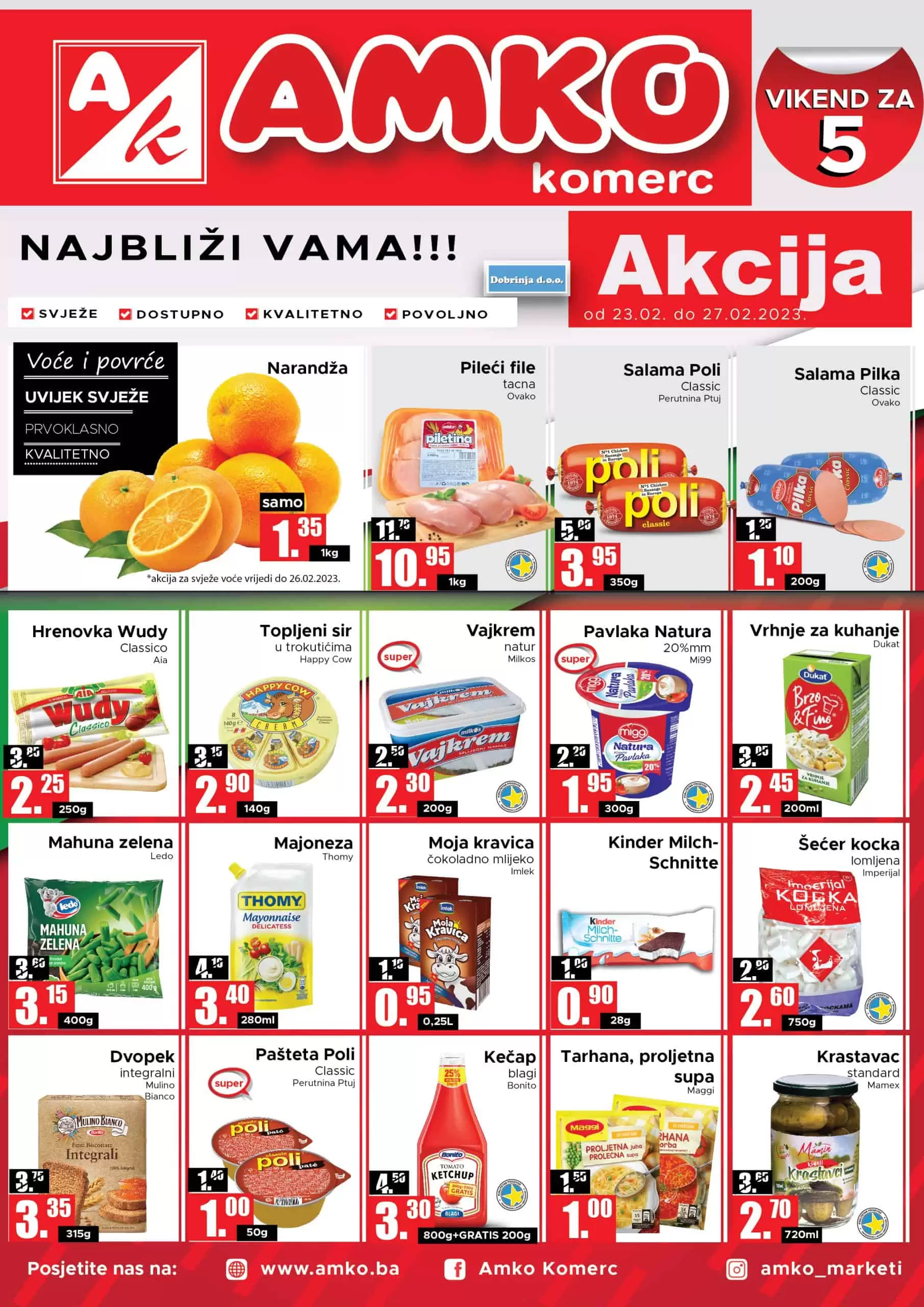 Amko vikend akcija 23-27.2.2023.