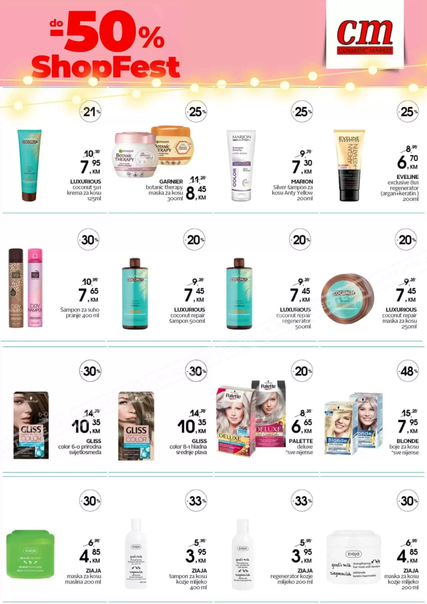 cm ShopFest SNIŽENJE do -50% 9-11.2.2023.