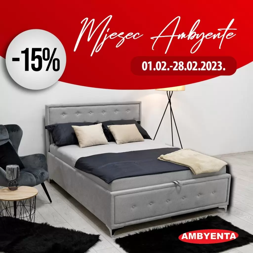 Mjesec Ambyente SNIŽENJE namještaja do 15%