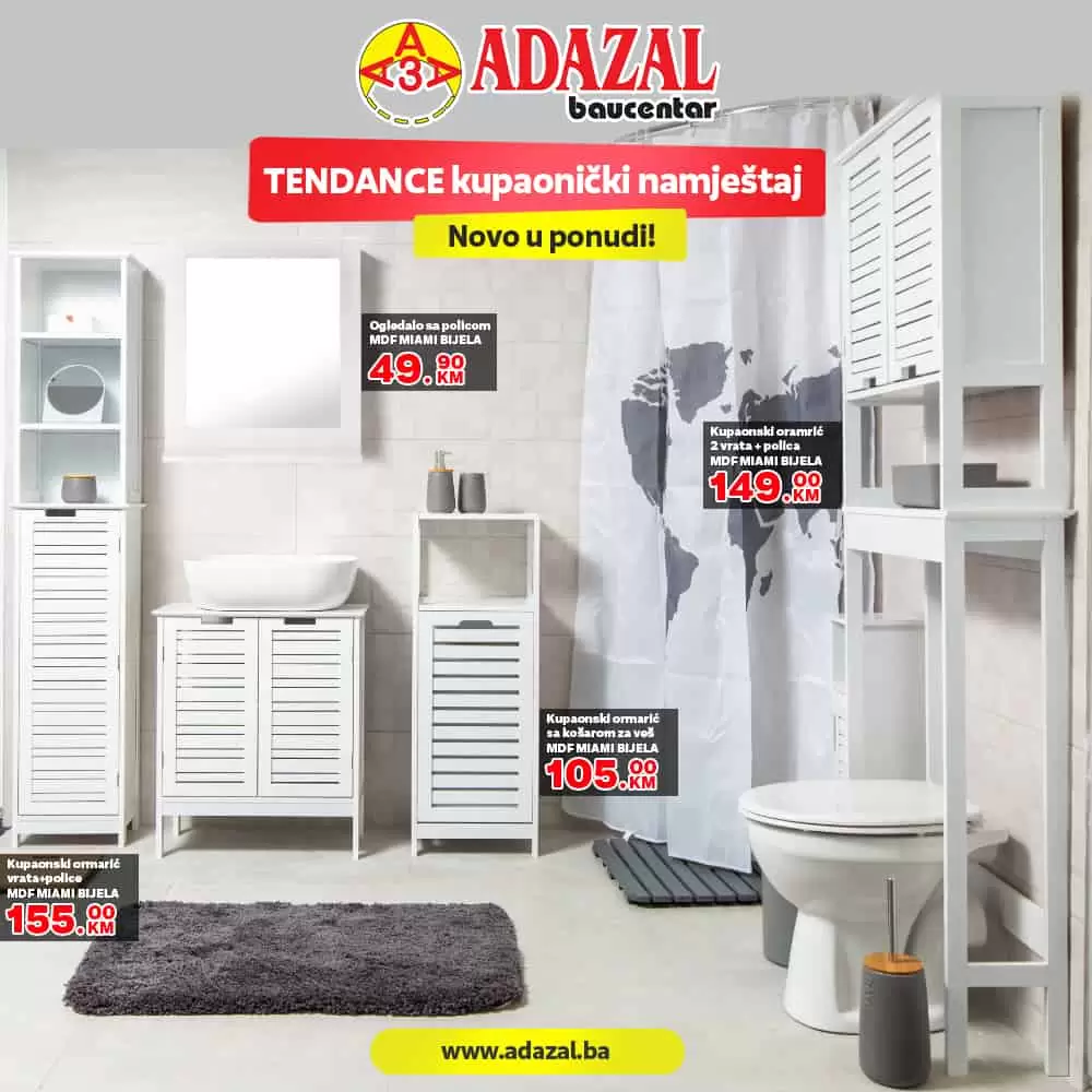 TENDANCE kupaonički namještaj