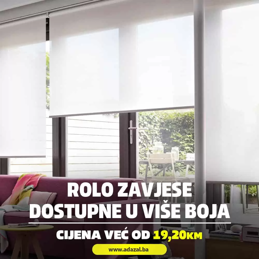Novo u Adazal ponudi! Zebra zavjese, rolo zavjese i PVC žaluzine ! Dostupne su u više boja i dimenzija!