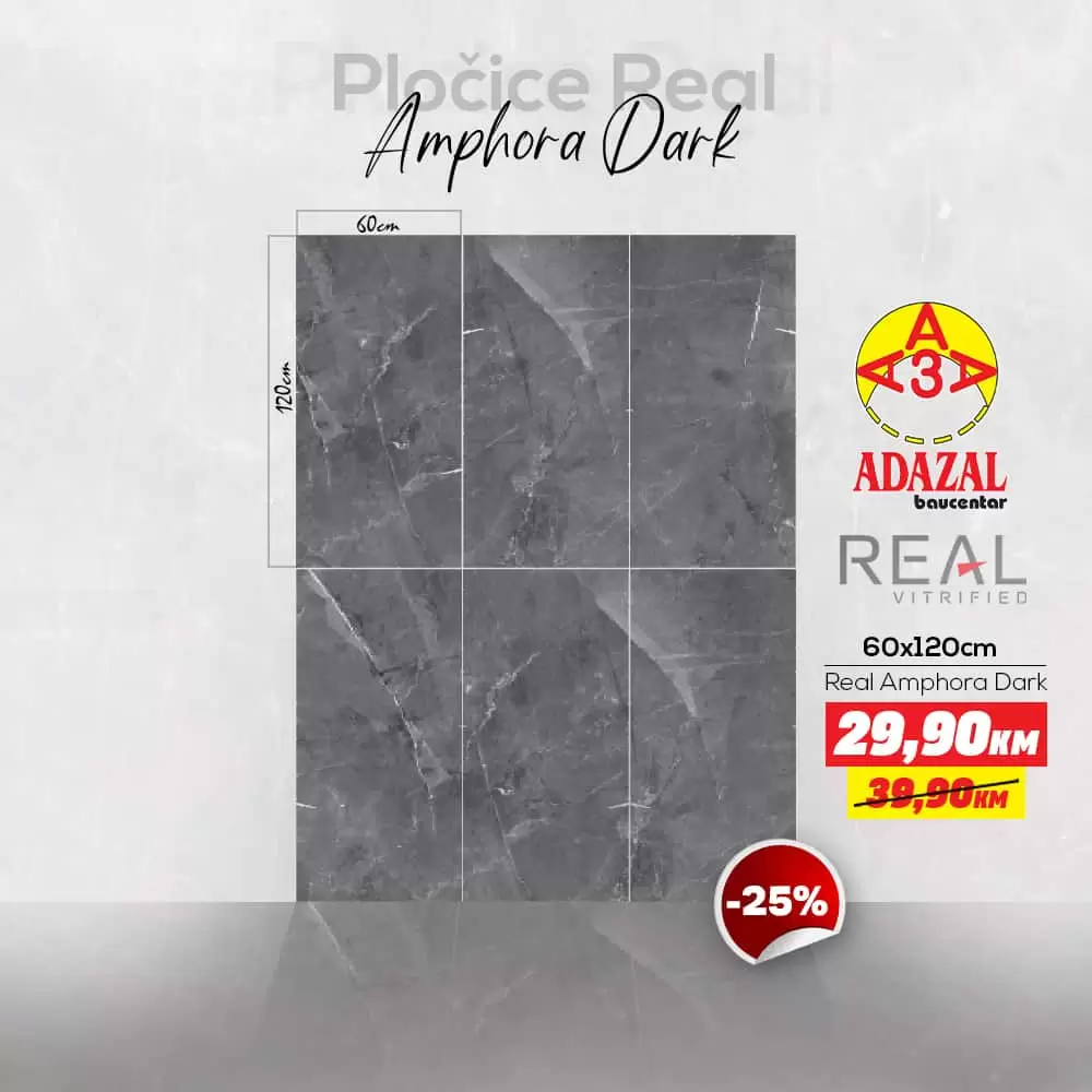 AKCIJA REAL PLOČICA 60x120 samo 29,90KM