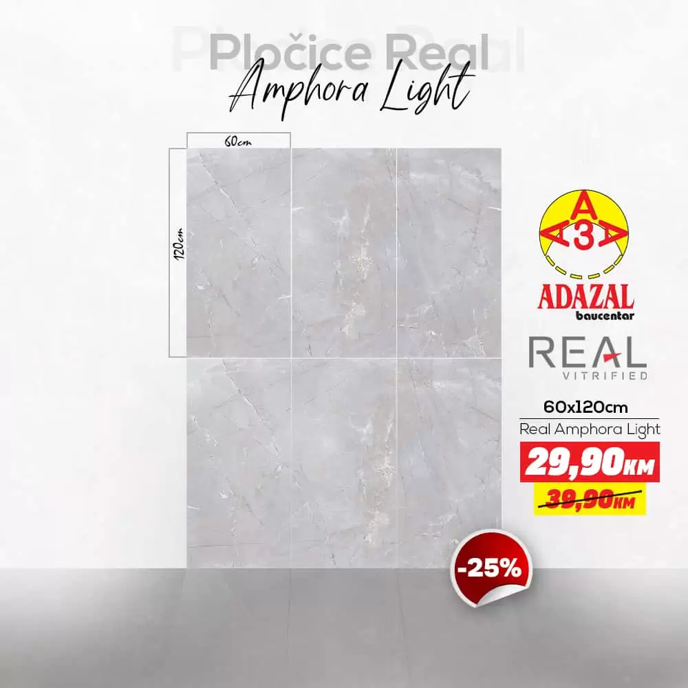 AKCIJA REAL PLOČICA 60x120 samo 29,90KM