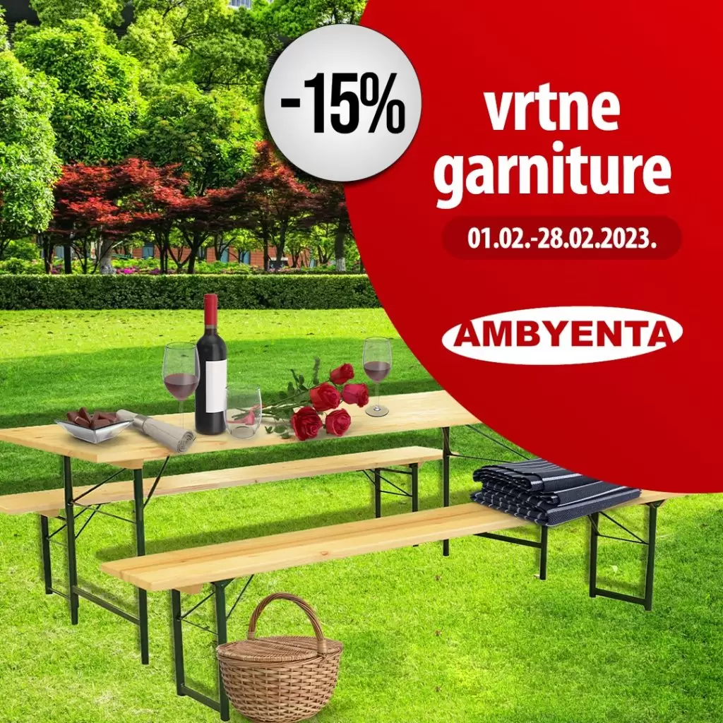 Ambyenta SNIŽENJE ⇢ Vrtne garniture