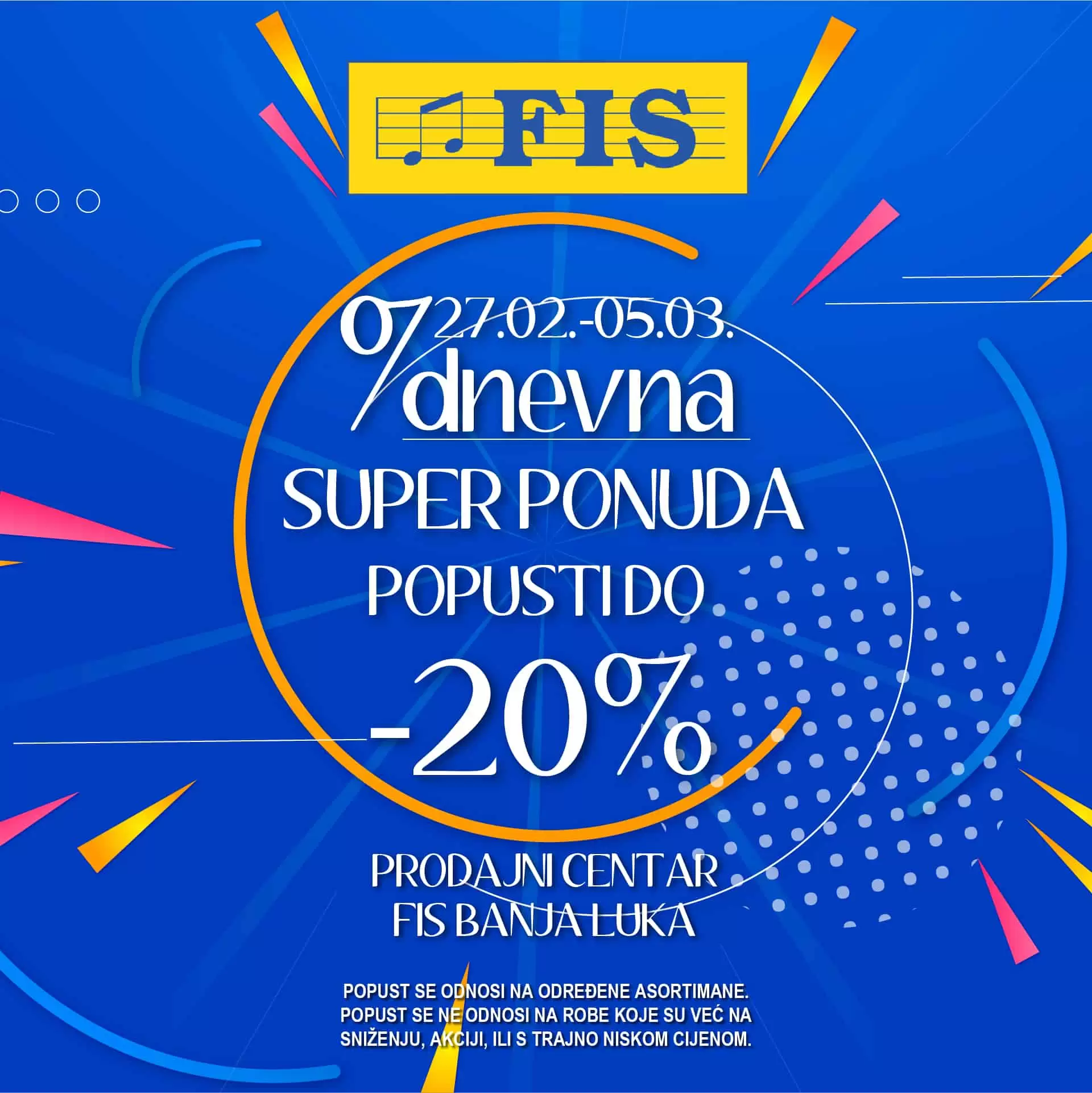 Fis 7 dnevna super ponuda 27.2-5.8.2023.
