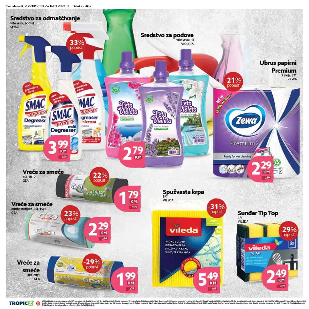 Tropic katalog 22.2.-14.3.2023.