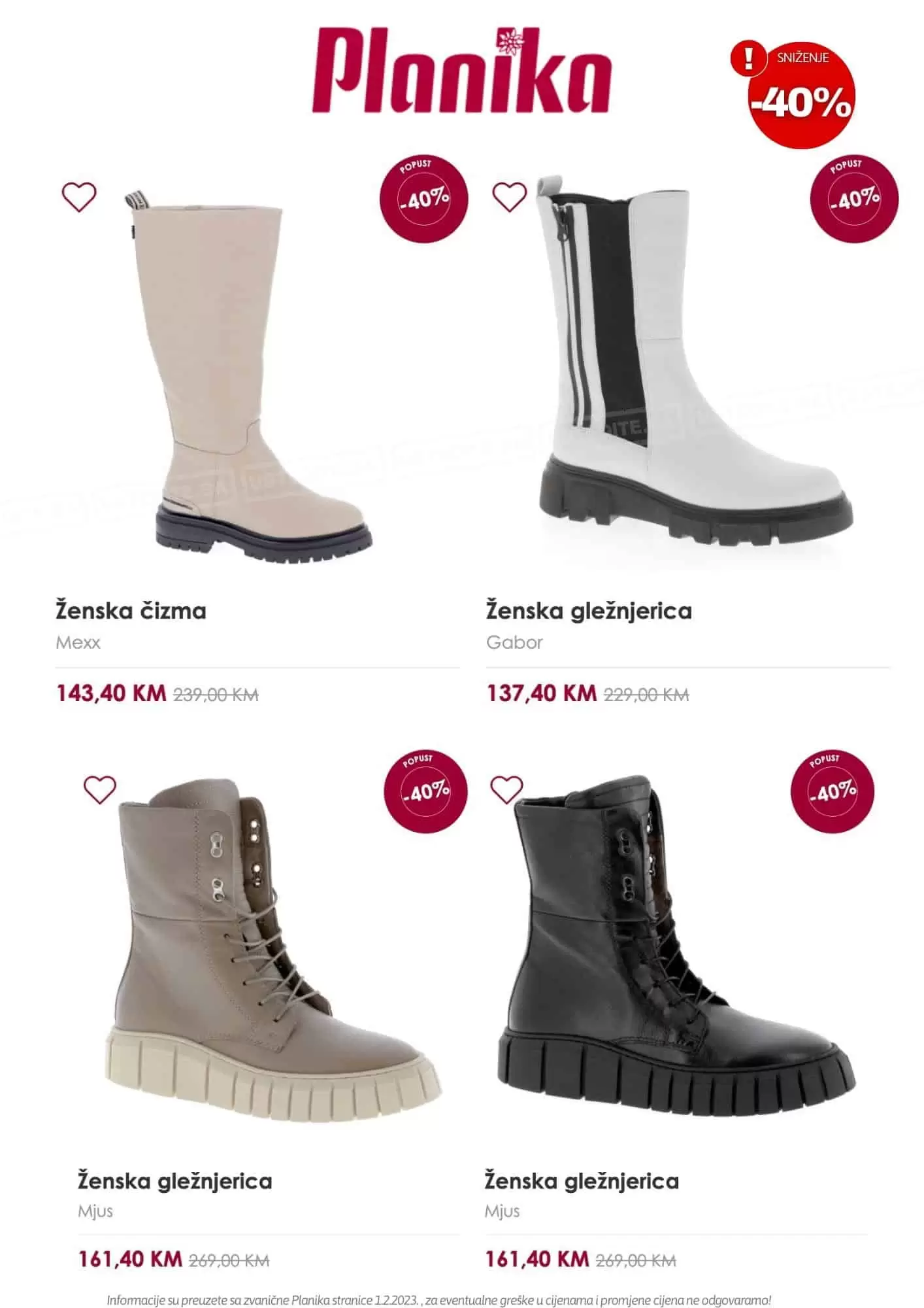 Planika SNIŽENJE ⇢Donosimo 12 modela sniženih -40%