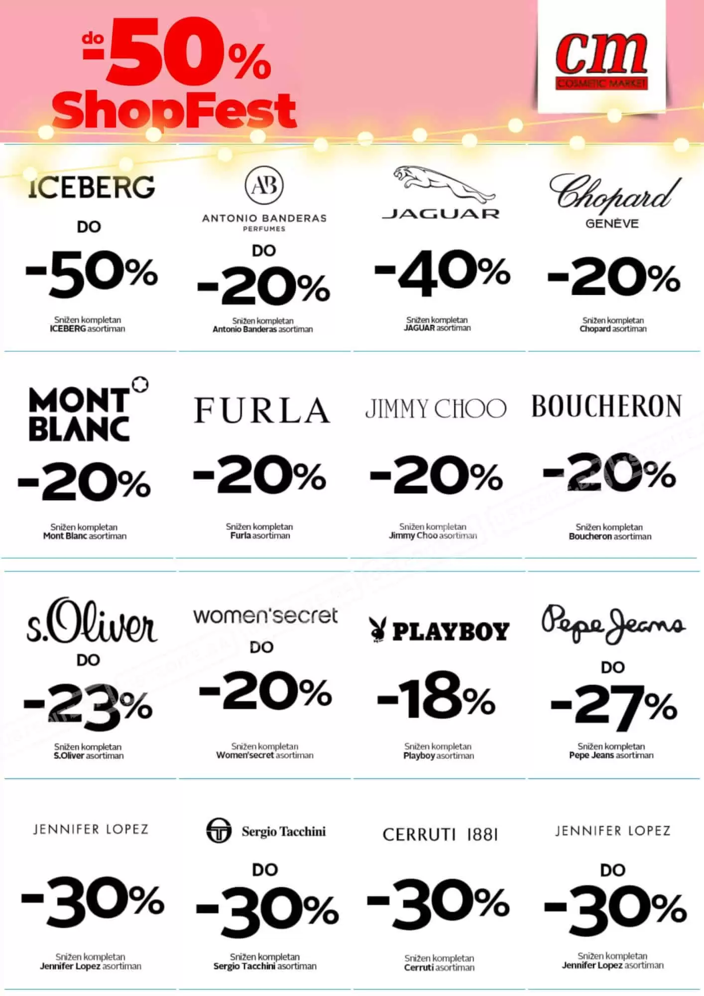 cm ShopFest SNIŽENJE do -50% 9-11.2.2023.