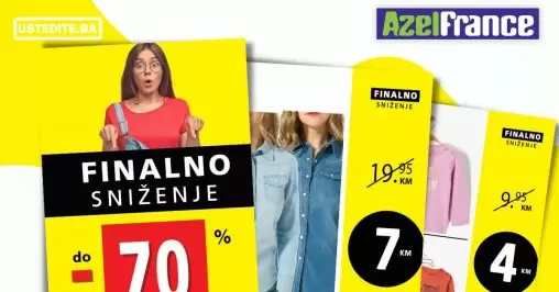 Azel France FINALNO SNIŽENJE ⇢Majica samo 4 KM!