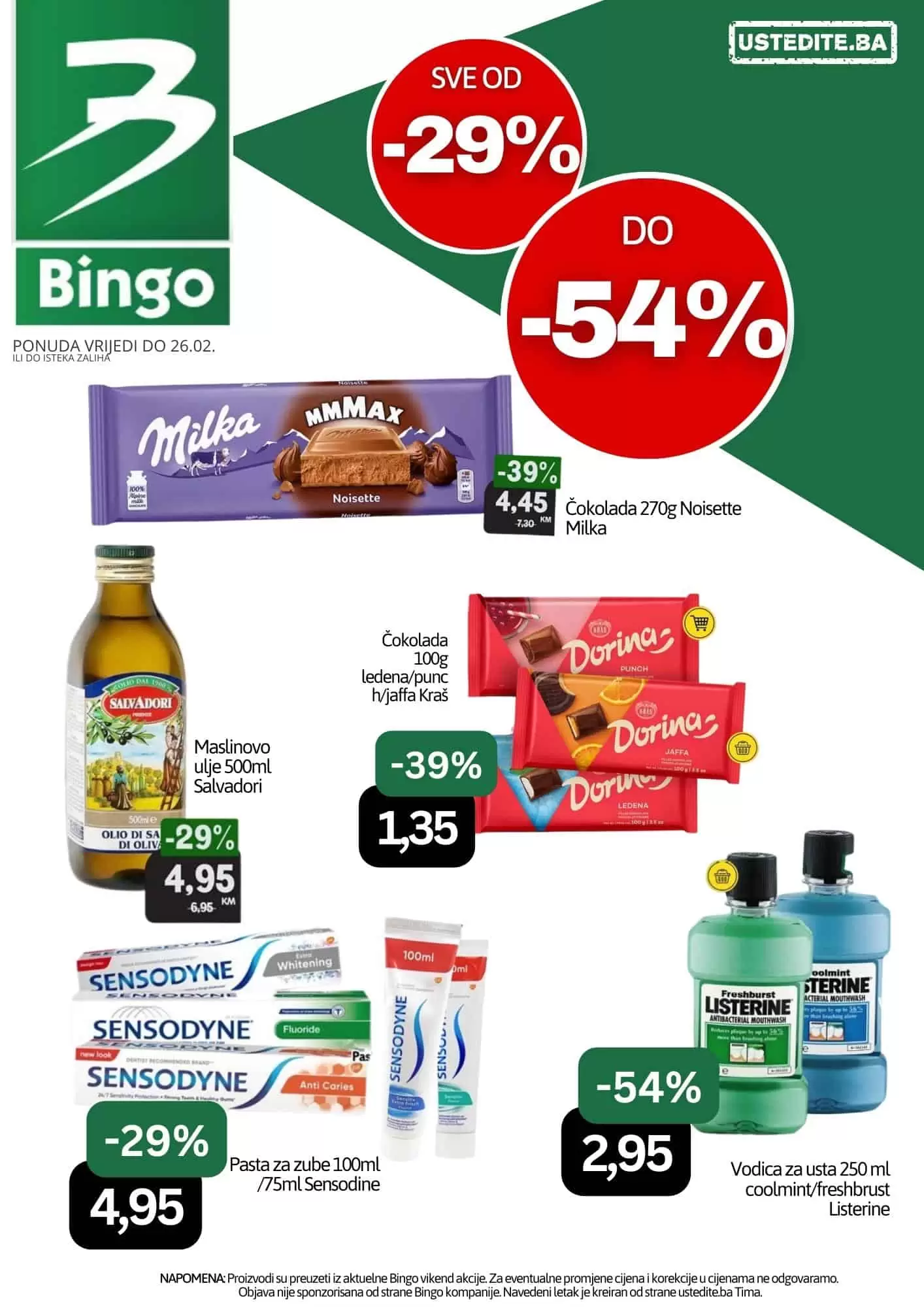 Bingo samo najveća sniženja!