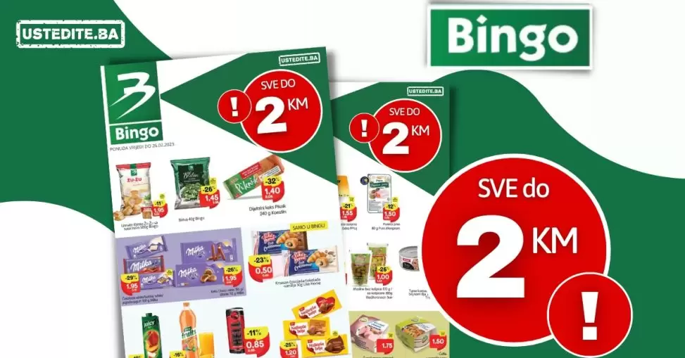 Bingo SVE do 2 KM - akcija do 26.2.2023.