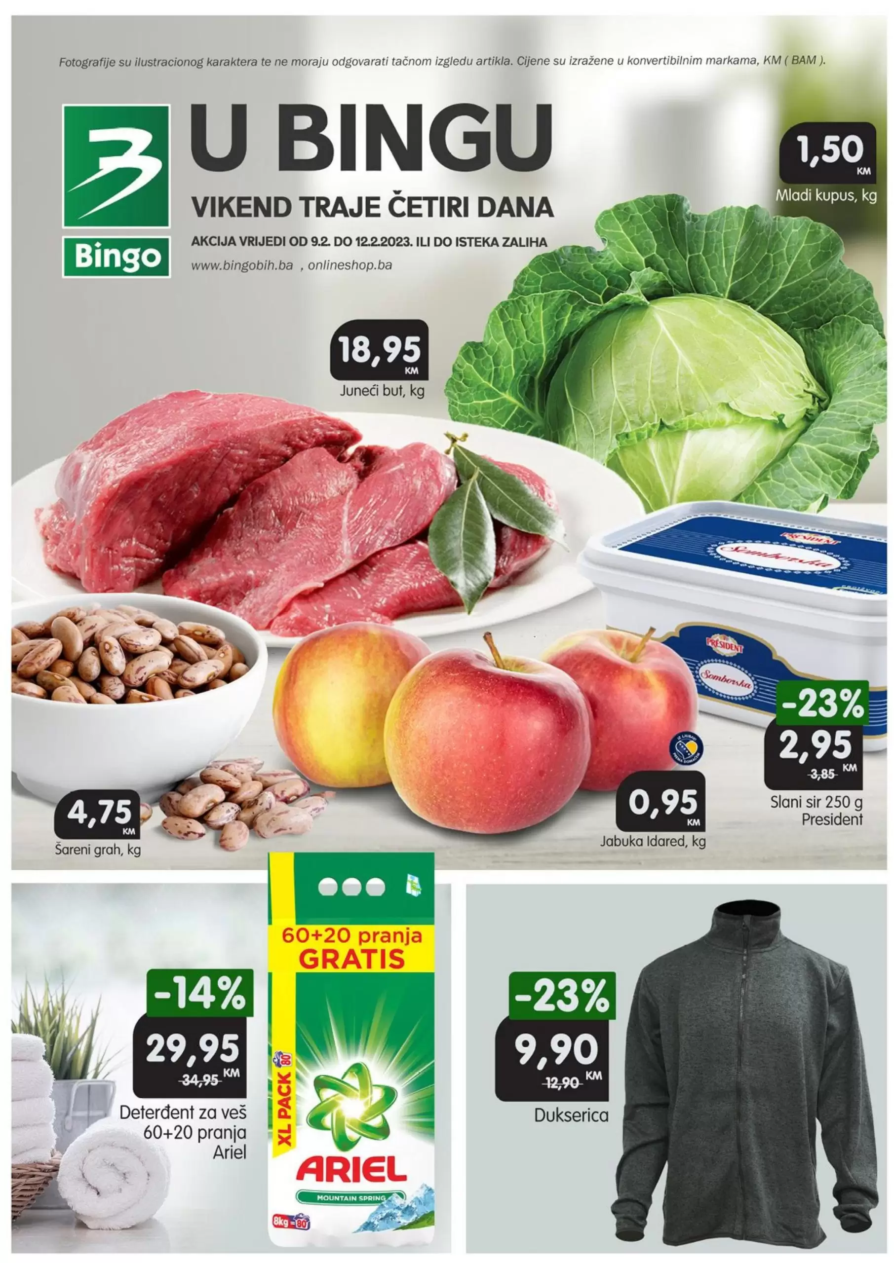 Bingo vikend akcija 9-12.2.2023. 