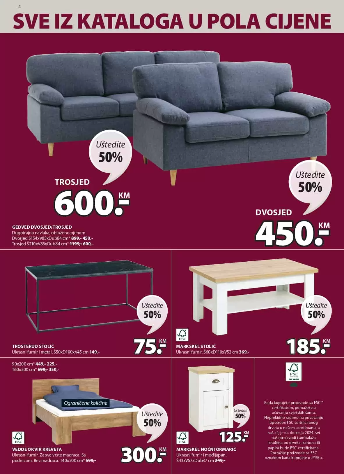 Jysk katalog SVE U POLA CIJENE 2-15.2.2023. 