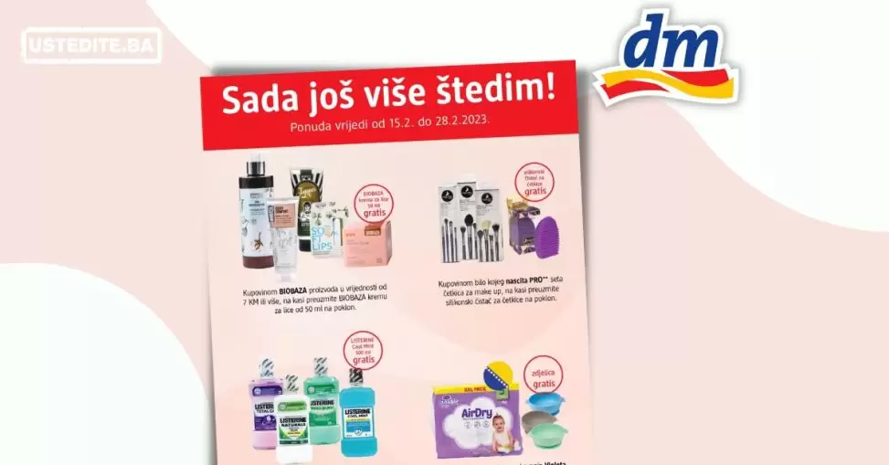 dm Sada još više štedim