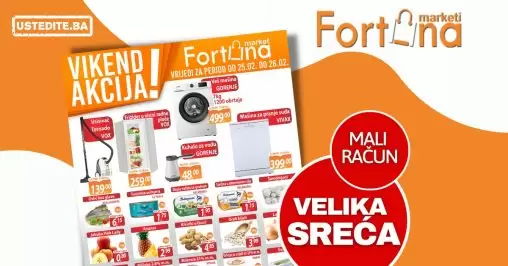 Fortuna vikend akcija 25-26.2.2023.