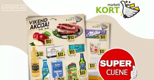 Kort vikend akcija 24-26.2.2023.