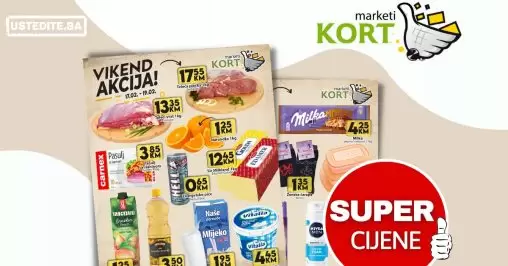 KORT marketi vikend akcija 17-19.2.2023.